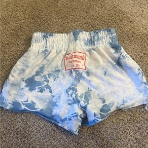Badwood Los Angeles Blue Tie-Dye Shorts